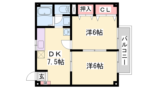 小野駅 徒歩13分 2階の物件間取画像