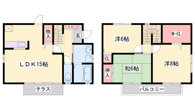 柚垣様戸建の物件間取画像