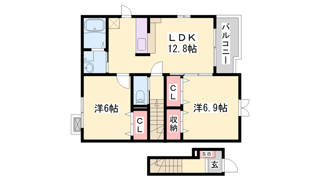 Airy Villaの物件間取画像