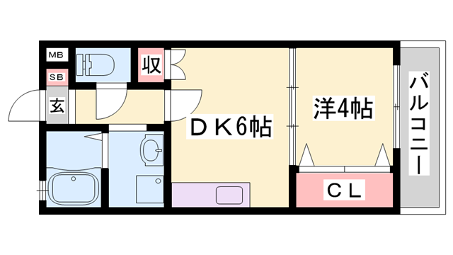 小野駅 徒歩12分 3階の物件間取画像