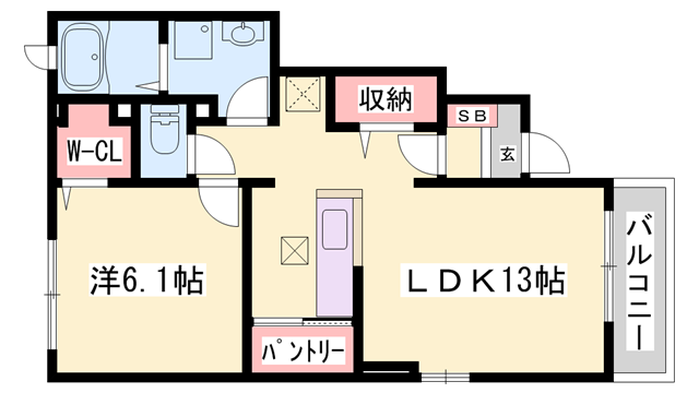 三木駅 徒歩11分 1階の物件間取画像