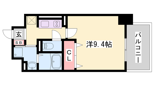 コルソ デラ モーダの物件間取画像