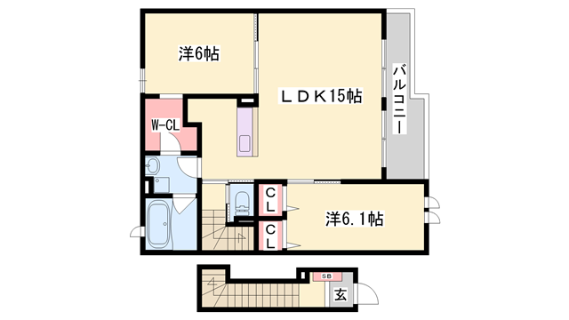 Espace de Hyggeの物件間取画像