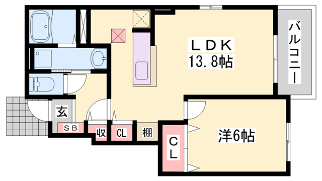 伊川谷駅 バス8分  伊川谷高校前下車：停歩11分 1階の物件間取画像