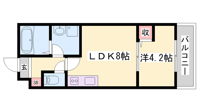 クラブメゾン明石樽屋町の物件間取画像