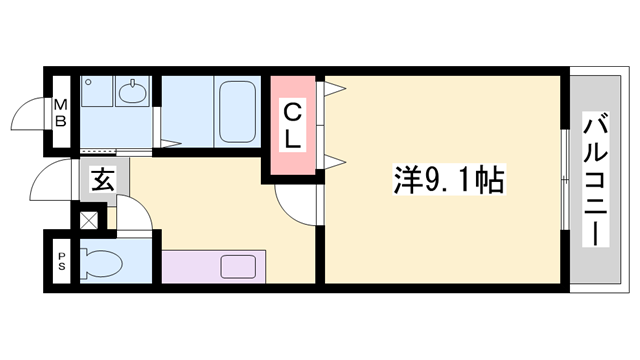 フォンテーヌの物件間取画像