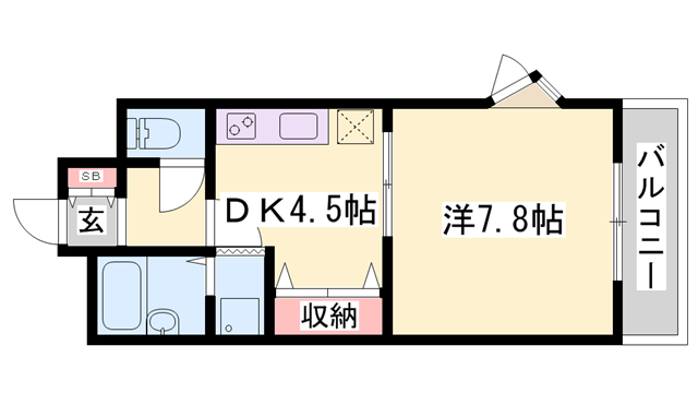 シャインハートの物件間取画像