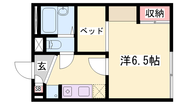 レオパレス桜町の物件間取画像