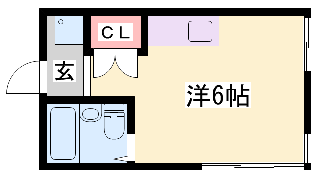 明石駅 徒歩5分 4階の物件間取画像