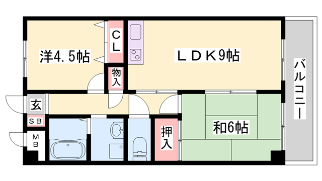 エトワール西神戸の物件間取画像