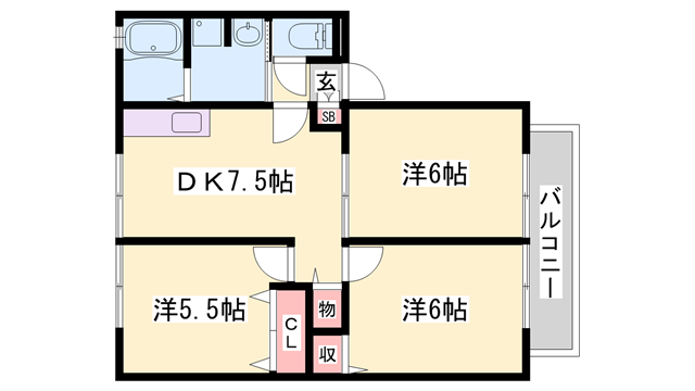 小野駅 徒歩15分 2階の物件間取画像