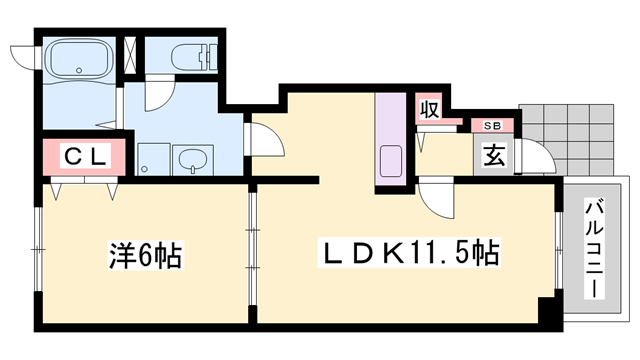 志染駅 徒歩17分 1階の物件間取画像