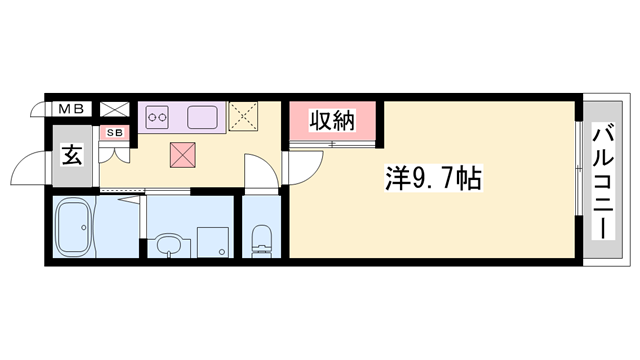 西明石駅 徒歩12分 1階の物件間取画像