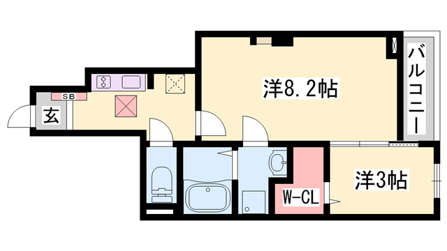 小野駅 徒歩22分 1階の物件間取画像