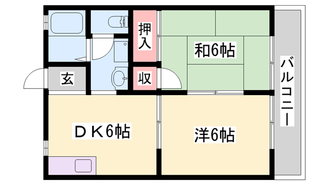 小野駅 徒歩15分 2階の物件間取画像