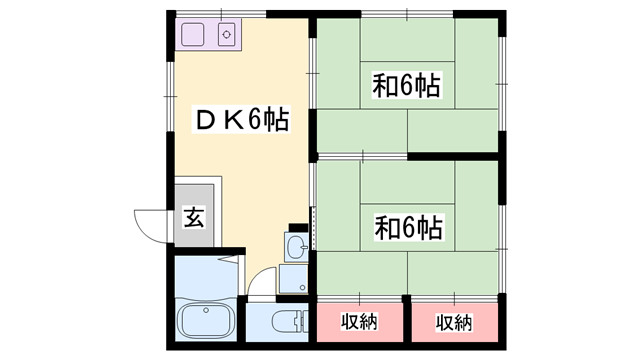 グリーンテラス　の物件間取画像