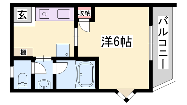 明石駅 バス15分  生田下車：停歩2分 2階の物件間取画像