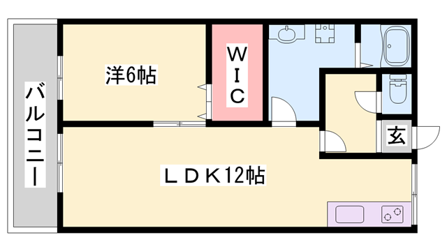 サンハイツ滝野Bの物件間取画像