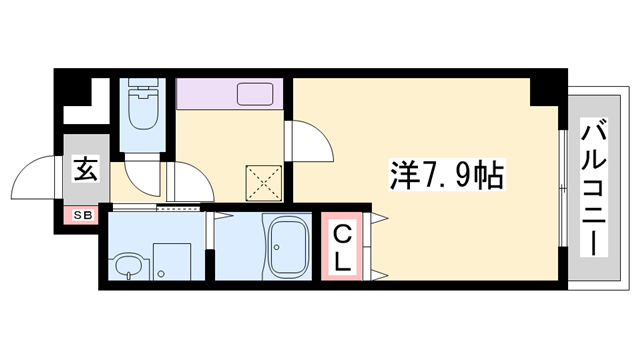 明石駅 徒歩8分 1階の物件間取画像