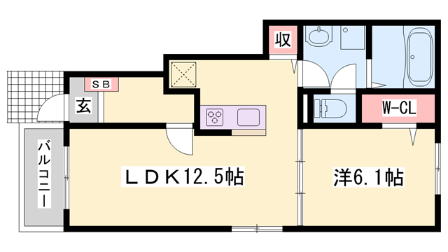アン・ソレイユの物件間取画像