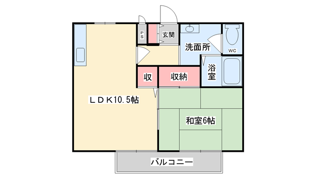 サンガーデンローズの物件間取画像