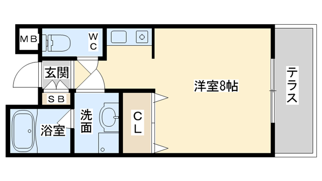 プロースト高槻の物件間取画像