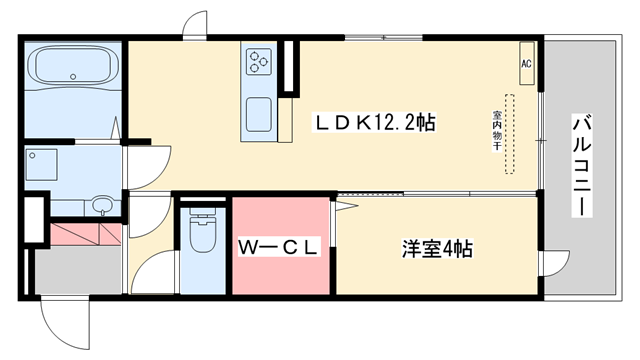 D-residence南芥川町の物件間取画像