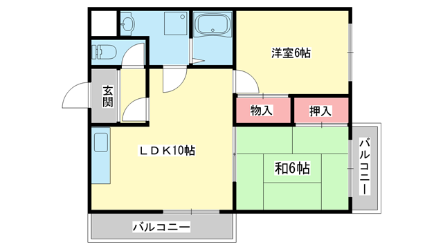 シャルム岡本の物件間取画像