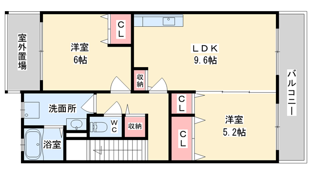 ルーセント　ベガの物件間取画像