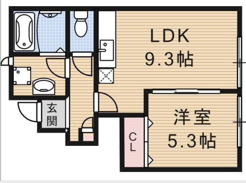 アスピリア砂Ⅱの物件間取画像