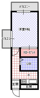 第二広秀ハイツの物件間取画像