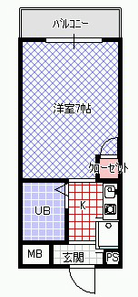 メゾンコーハツの物件間取画像