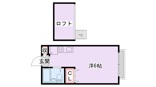 ハイツ北松川の物件間取画像