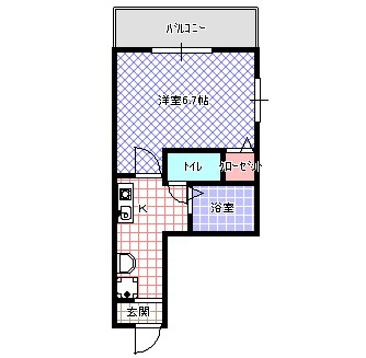 Mプラザ香里壱番館の物件間取画像