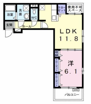 ミュルザンヌの物件間取画像