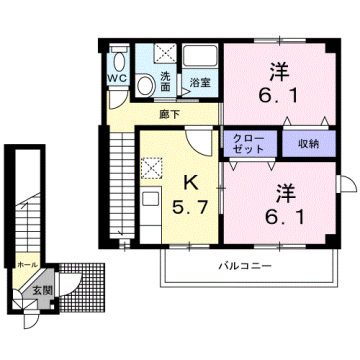 メープル　ハイムの物件間取画像