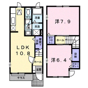 エトワールＤの物件間取画像