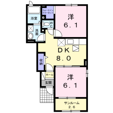 ウィンクルム　Ⅲの物件間取画像