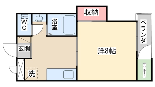 ラ・フォルテ８８　Ｃの物件間取画像