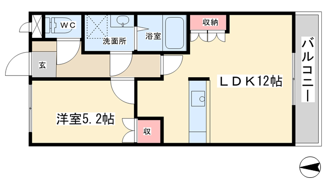 アイディールKの物件間取画像