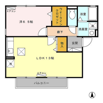 セジュール天正寺　Ｌｇの物件間取画像