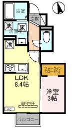 パチオーリ五福末広町の物件間取画像