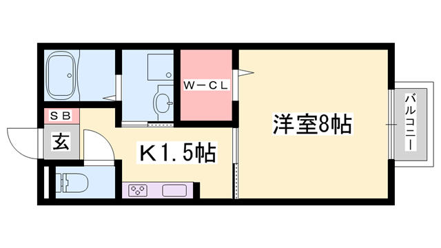 ジェントル阿成の物件間取画像