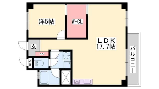 ビラ土山の物件間取画像