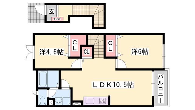 サンパティオの物件間取画像