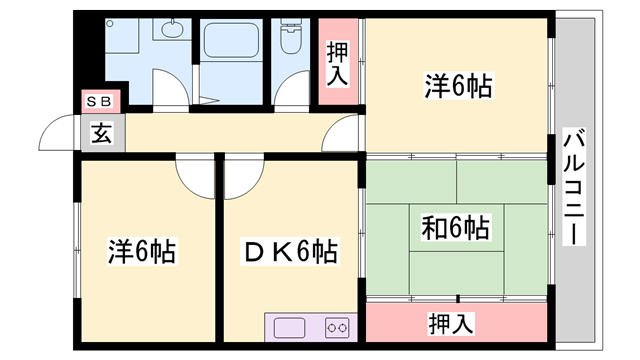 プラチナコート青山の物件間取画像