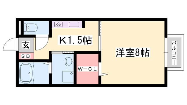ジェントル阿成の物件間取画像
