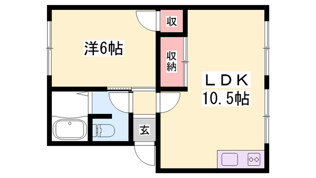 ファミリーハイツの物件間取画像