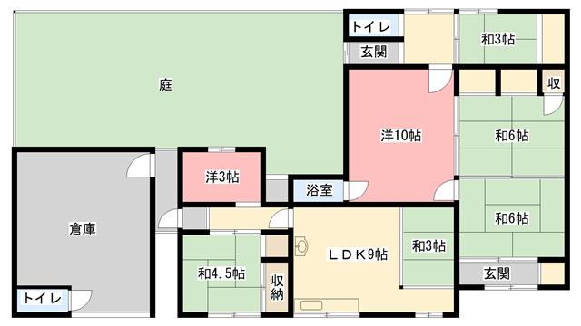 姫路市林田町戸建の物件間取画像