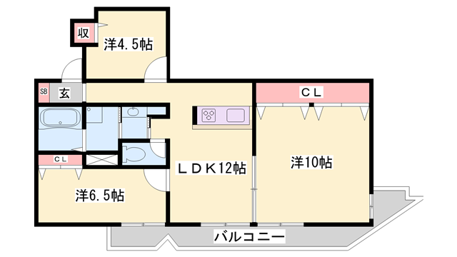 メゾン富士才の物件間取画像
